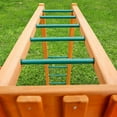 thumbnail image 4 of Gorilla Playsets Avalon Treehouse Wood Swing Set with Vinyl Canopy and Monkey Bars, 4 of 12