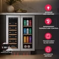 thumbnail image 7 of Frigidaire Gallery 24” Under Counter Beverage Fridge with Dual Zone Storage, 7 of 9