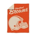 thumbnail image 1 of Logo Brands Cleveland Browns Luxe Dreams Throw, 60" x 80", 1 of 6