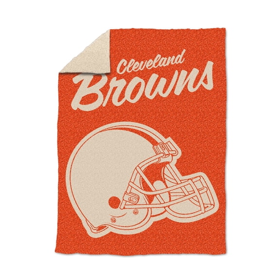 Logo Brands Cleveland Browns Luxe Dreams Throw, 60" x 80"
