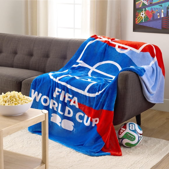 Licensed FIFA World Cup Silk Touch Throw, 60" x 70"