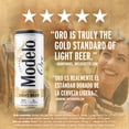 thumbnail image 6 of Modelo Oro Mexican Light Lager Beer, 12 fl. oz. can, 12 pk., 6 of 7