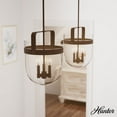 thumbnail image 1 of Hunter Karloff with Clear Glass Pendant Ceiling Light Fixture, 1 of 7