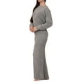 thumbnail image 2 of Barefoot Dreams CozyChic Ultra Lite Jersey Pullover & Wide Leg Pant Lounge Set, 2 of 5