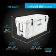 thumbnail image 2 of Lifetime 115 Quart High Performance Cooler, Choose Color, 2 of 10