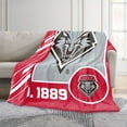 thumbnail image 2 of Logo Brands New Mexico Lobos 60"x70" Super Plush Blanket, 2 of 6