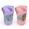 thumbnail image 3 of Zak Designs 14-oz. Stainless Steel Double Wall Sutton Grip Tumbler for Kids, 2-Piece Set, Assorted Characters, 3 of 12