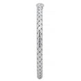 thumbnail image 6 of Italian Diamond Cut Snake Hoop Earrings in Sterling Silver, 6 of 6