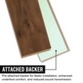 thumbnail image 12 of Select Surfaces American Walnut Waterproof AC5 Laminate Flooring 14 mm Thick 7.56 in. W x 47.60 in. L (14.99 sq. ft. / carton), 12 of 14