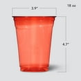 thumbnail image 2 of Hefty Party Perfect Holiday-Colored Plastic Cups, 18 oz., 140 ct., 2 of 5