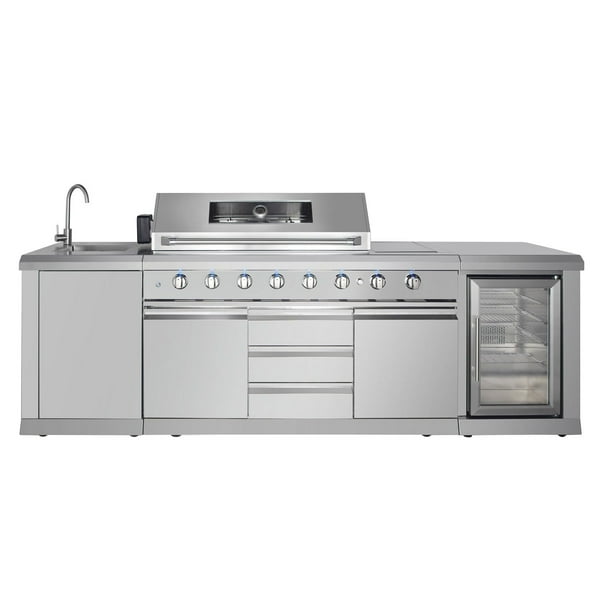 Thor Kitchen Stainless Steel 3-Piece Modular Outdoor Kitchen, 8