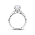 thumbnail image 4 of Lab Created Emerald Cut Diamond Ring in 18K Gold, 4 of 8