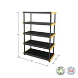 Heavy-Duty 5-Tier Wire Shelf Riser / Spacer - Compatible With 20" X 48" Shelving Units