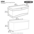 thumbnail image 12 of Lifetime 130 Gal. Outdoor Storage Deck Box, 12 of 12
