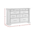 thumbnail image 2 of Society Den Paterson 10-Drawer Dresser and Mirror in Grey, 2 of 8