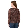 thumbnail image 3 of Edited by Maren Morris Women's Boho Blouse, 3 of 13