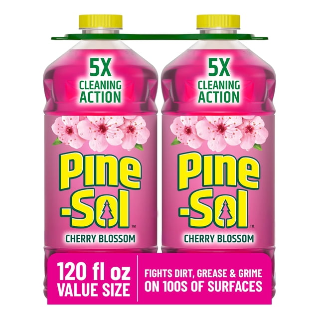 Pine-Sol Multi-Surface Cleaner, Cherry Blossom, 2 Count, 120 fl. oz. Total