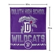 thumbnail image 7 of Logo Brands Duluth High School 60"x70" Super Plush Blanket, 7 of 7