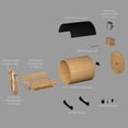 thumbnail image 6 of Backyard Discovery 2-4 Person Cedar Outdoor Barrel Sauna with Electric Heater & Porch, 6 of 6