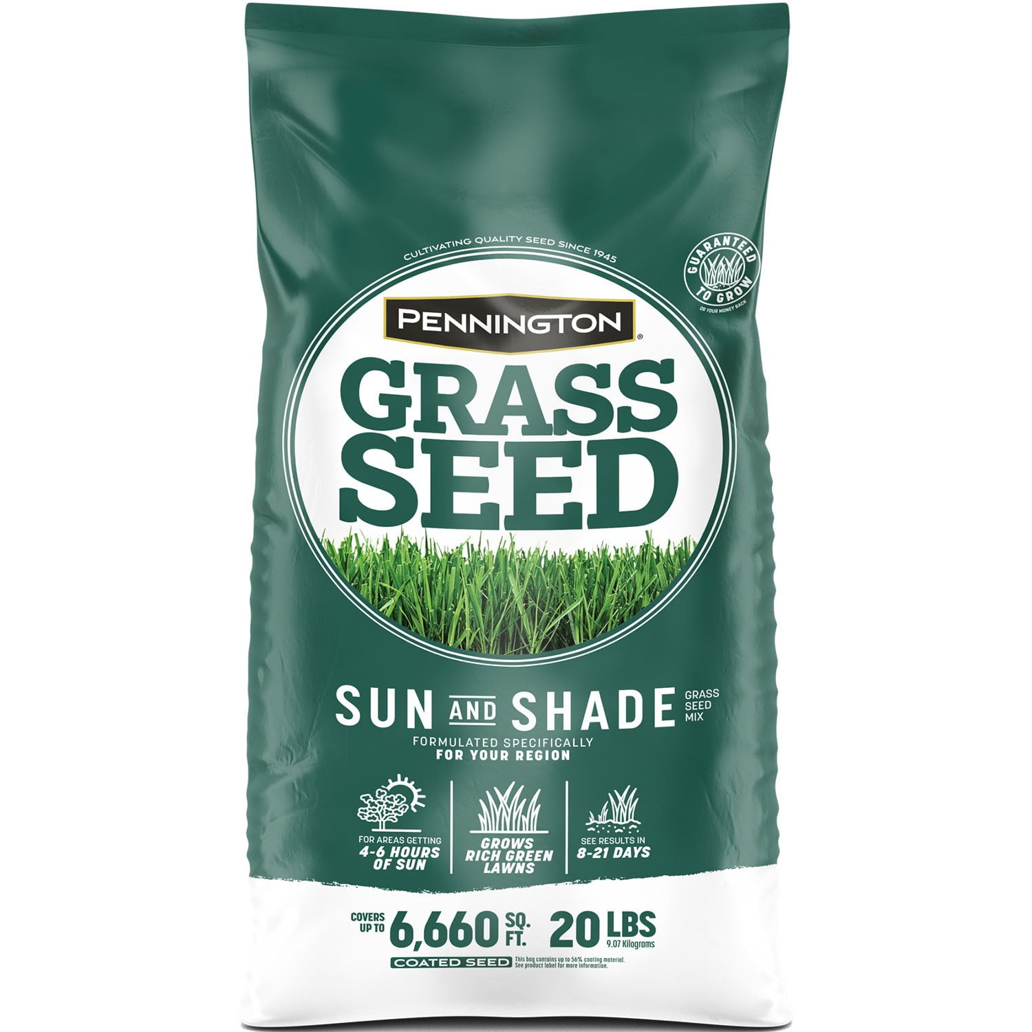 Pennington Select Sun & Shade Southern Grass Seed Mix - 20 lbs