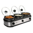 thumbnail image 3 of TRU Triple Slow Cooker Buffet Server Set (Assorted Colors), 3 of 4