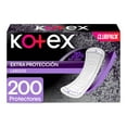 thumbnail image 1 of Kotex Extra Protection Daily Liners, Long, 200 ct., 1 of 4