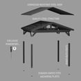 thumbnail image 13 of Range Steel Gazebo with Front Gable Overhang & PowerPort, 13 of 13