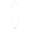thumbnail image 4 of Polished Heart and Circle Necklace in 14K Gold, 4 of 6