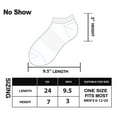 thumbnail image 7 of Member's Mark 10-Pack Athletic No-Show Sock, 7 of 7
