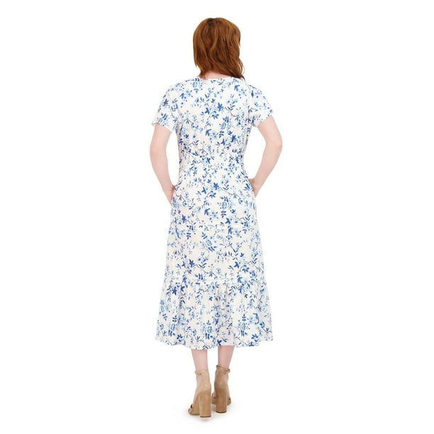french connection floral flirtation flared dress French Connection Christa York Satin Floral Mini Dress main image 1