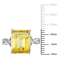 thumbnail image 3 of Emerald Cut Gemstone Ring in Sterling Silver, 3 of 6