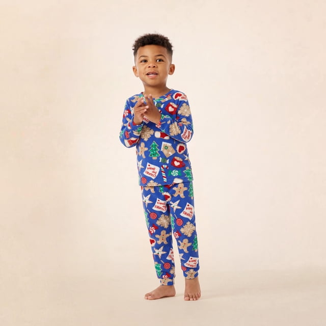 Member's Mark Toddler 2-Piece Holiday Pajamas