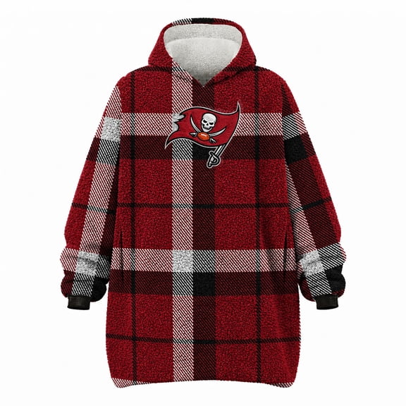 Pegasus Sports Tampa Bay Buccaneers Wearable Sherpa Throw