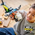 thumbnail image 5 of LEGO City Airplane, Service Truck & Hovercraft Remix Building Set, 990 pc., 5 of 6