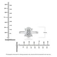 thumbnail image 5 of Lab Created Oval Cut Diamond Solitaire Ring in 18K Gold, 5 of 8