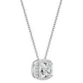 thumbnail image 2 of 1.60 CT. T.W. Cushion Cut Halo Diamond Pendant Necklace in 18K Gold, 2 of 4