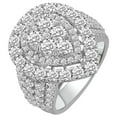 thumbnail image 1 of 4.00 CT. T.W. Round Cut Double Halo Diamond Ring in 14K Gold, 1 of 8