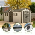 thumbnail image 3 of Lifetime 20' x 8' Outdoor Storage Shed (Dual Entry), 3 of 20