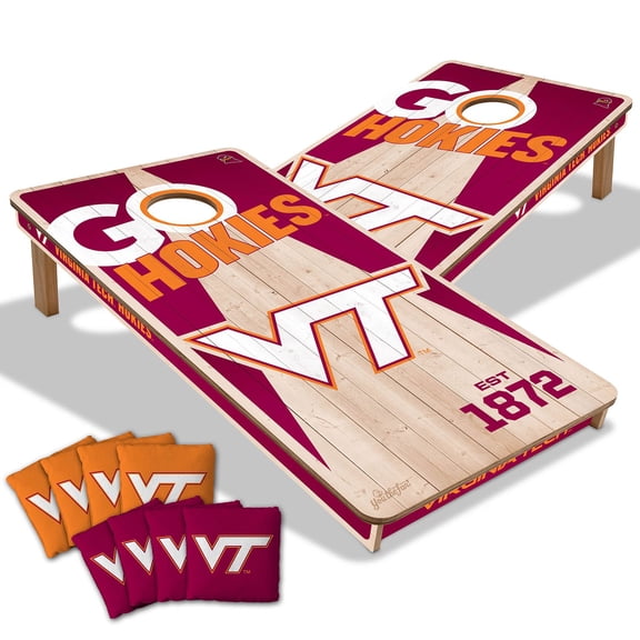 YouTheFan Virginia Tech Hokies 2'x4' Cornhole Board Set