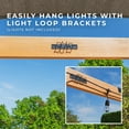 thumbnail image 9 of Backyard Discovery 12' x 10' Brendan Cedar Sail Shade Pergola with PowerPort, 9 of 13