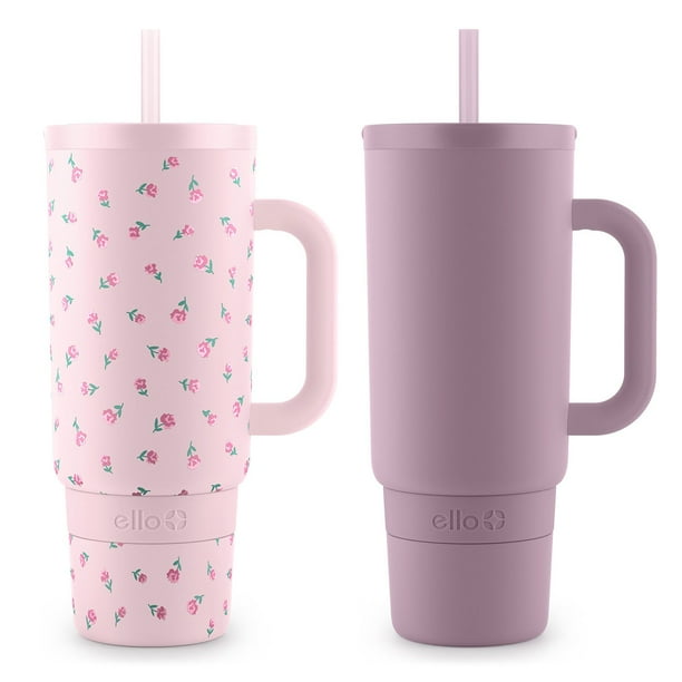 Ello Port 40-oz. Stainless Steel Tumbler with Handle, 2-Pack, Assorted  Colors - Samsclub.com