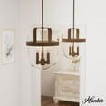 thumbnail image 1 of Hunter Karloff with Clear Glass Pendant Ceiling Light Fixture, 1 of 7