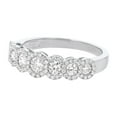 thumbnail image 2 of 0.75 CT. T.W. Round Cut Scalloped Halo Diamond Ring in 14K Gold, 2 of 4