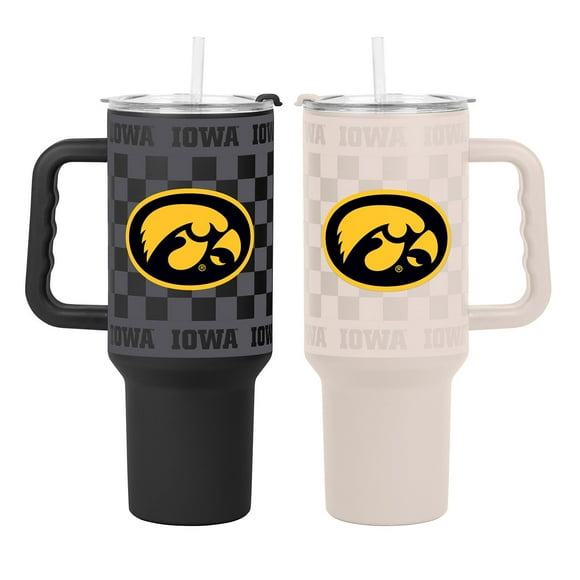Logo Brands Iowa Hawkeyes 40 oz. Stainless Steel Tumbler Set