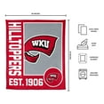 thumbnail image 3 of Logo Brands Western Kentucky Hilltoppers 60"x70" Super Plush Blanket, 3 of 6
