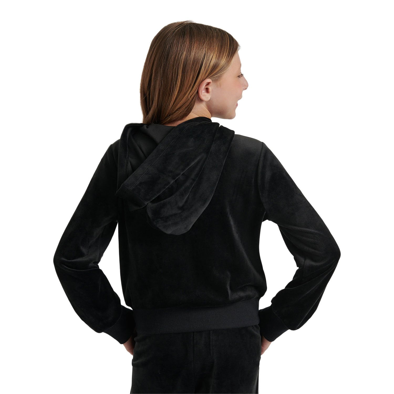 トップス   2in1 Velvet Hoodie Limited Too Girls Velour Jacket - Samsclub.com