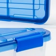 thumbnail image 3 of IRIS USA WeatherPro, 16 Quart Clear Plastic Storage Box with Protective Gasket Lid, 11.81" W x 17.43" L x 6.69" H, 6 Piece Set, 3 of 9
