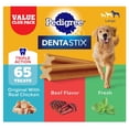 thumbnail image 1 of Pedigree Dentastix Large Variety Adult Dog Treats, 3.45 lbs., 65 ct., 1 of 9