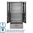 thumbnail image 5 of Seville Classics UltraHD Storage Cabinet with Bottom Drawer, 36” W x 18” D or 24” D x 72” H, 5 of 25