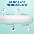 thumbnail image 2 of Sealy Cool Comfort Waterproof Infant/Toddler Crib Mattress Pad, 2 of 10